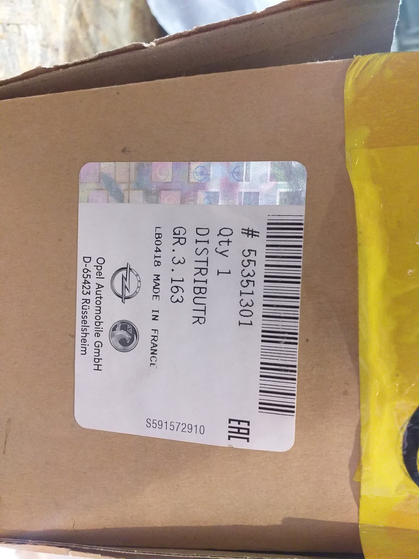 Astra H Verteilerrohr Einspritzventil original GM Opel NEU