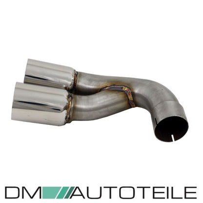 DM Exklusive Performance ESD Blende Auspuff +Diffusor Umrüstung 2-Rohr links+ABE passt für BMW 3er F30 F31 Diesel + Benzin...