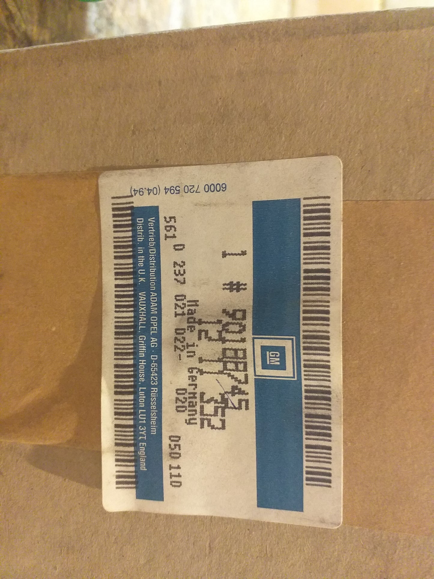 Kadett D/E Ascona C Zündverteiler original Bosch GM NEU