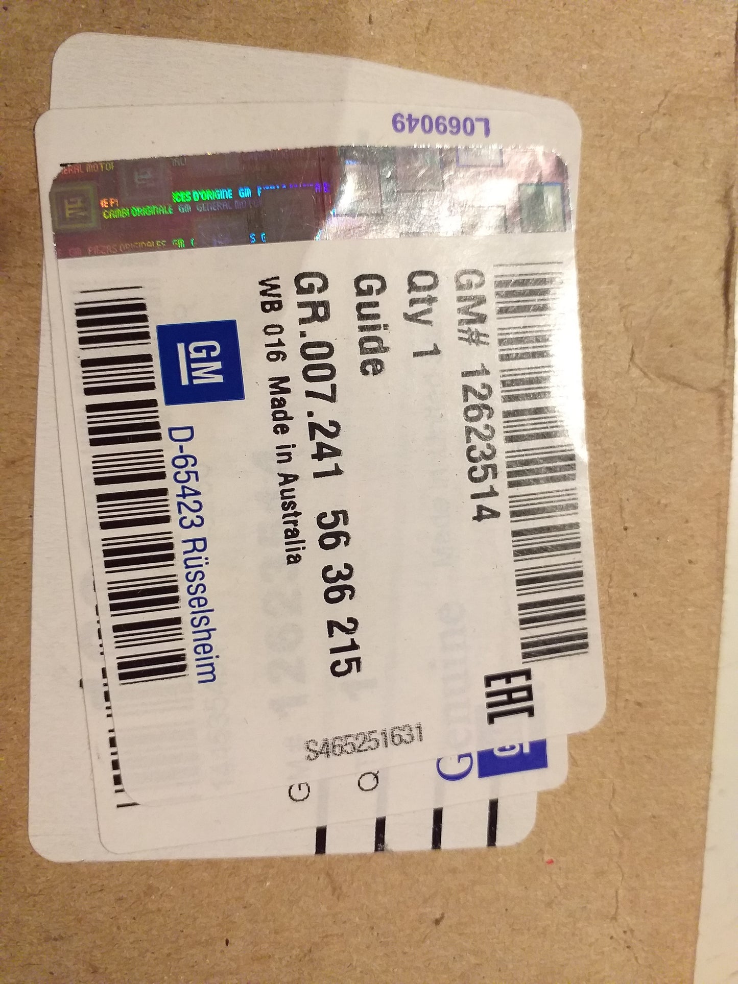 Vectra C Insignia 2.8 v6 Z28NEL Spannschiene Steuerkette original GM Opel NEU