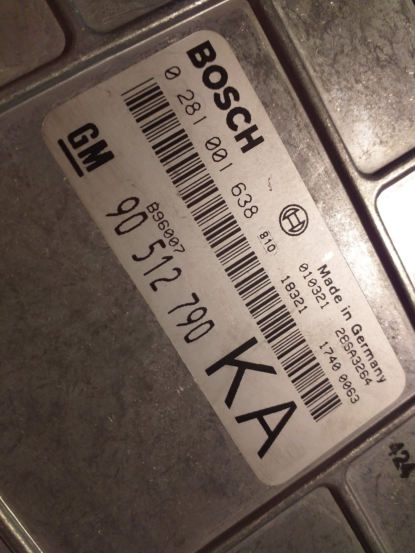 Vectea B 2.0 Motorsteuergerät original GM Opel NEU