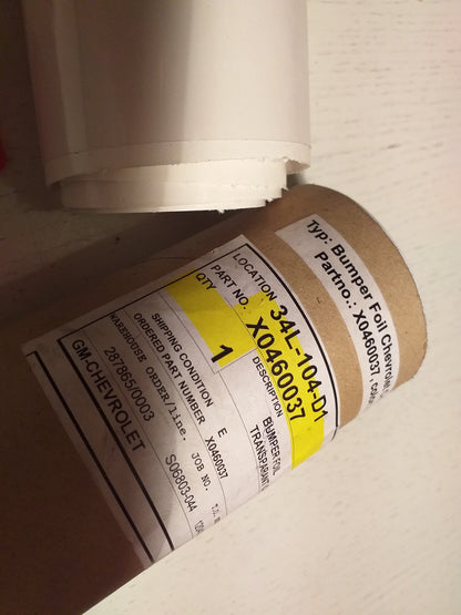 Chevrolet Cruze Bj 2012 Stoßfängerfolie original GM Chevrolet NEU