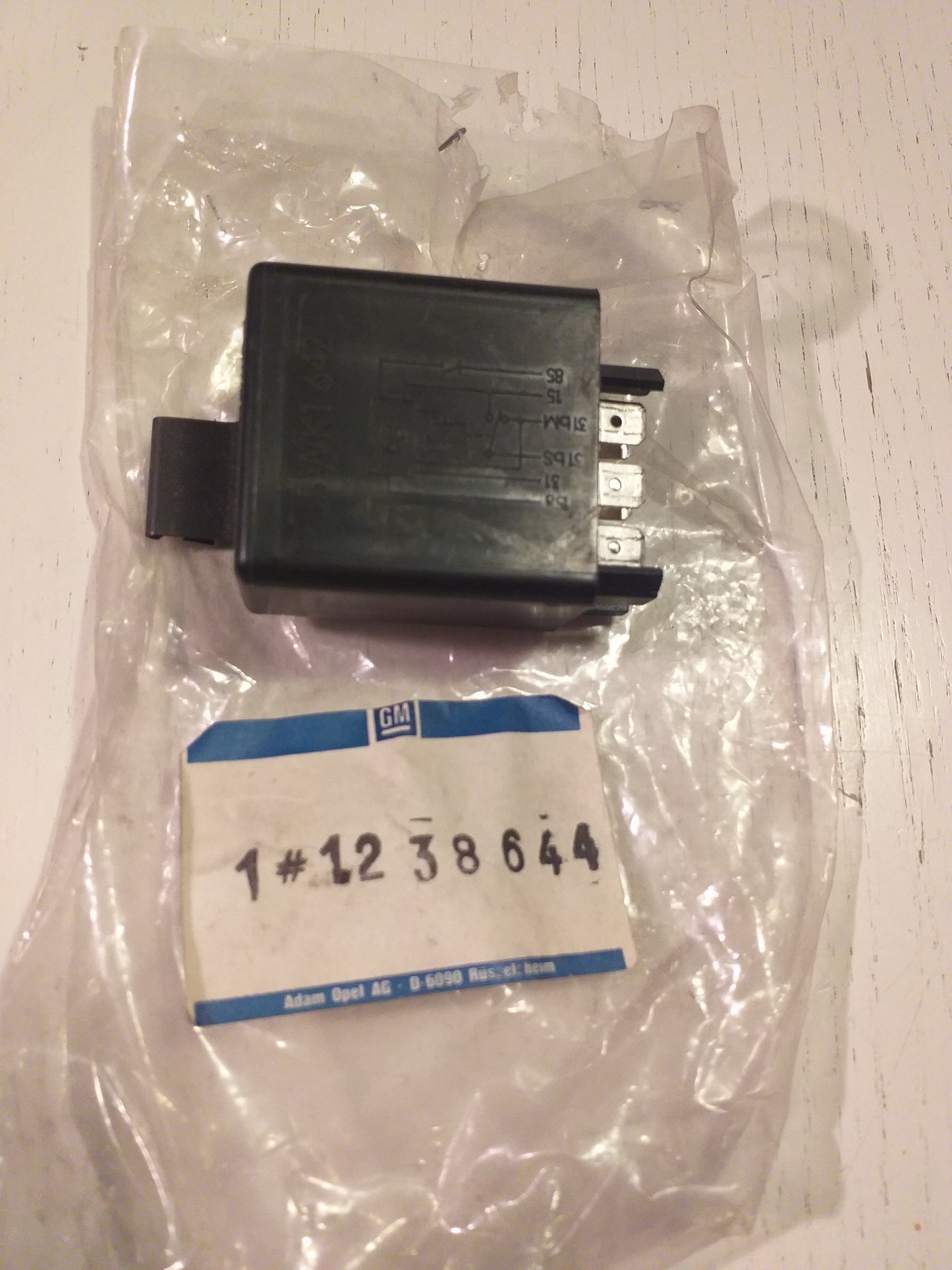 Rekord D Commodore C Relais Verzögerung original GM Opel NEU