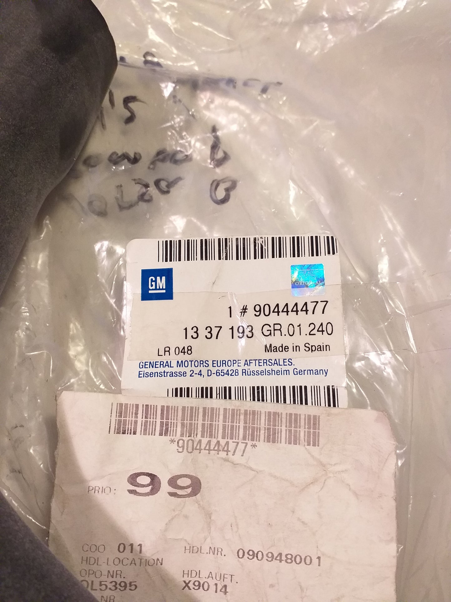 Corsa B Combo B 1,2 / 1,4 Kühlerschlauch original GM Opel NEU