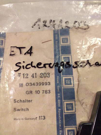 ETA Sicherungsschalter original GM Opel NEU