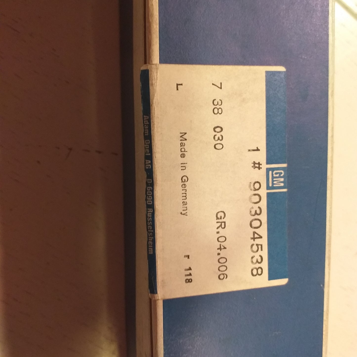 Omega A Senator B Schalthebel mit Schaltknauf schwarz original GM Opel NEU