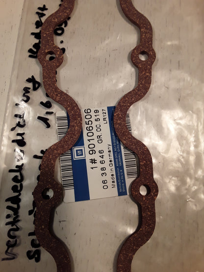 Kadett D Schrägheck 1,6s ab Bj 09.81 90PS Ventildeckeldichtung original GM Opel NEU