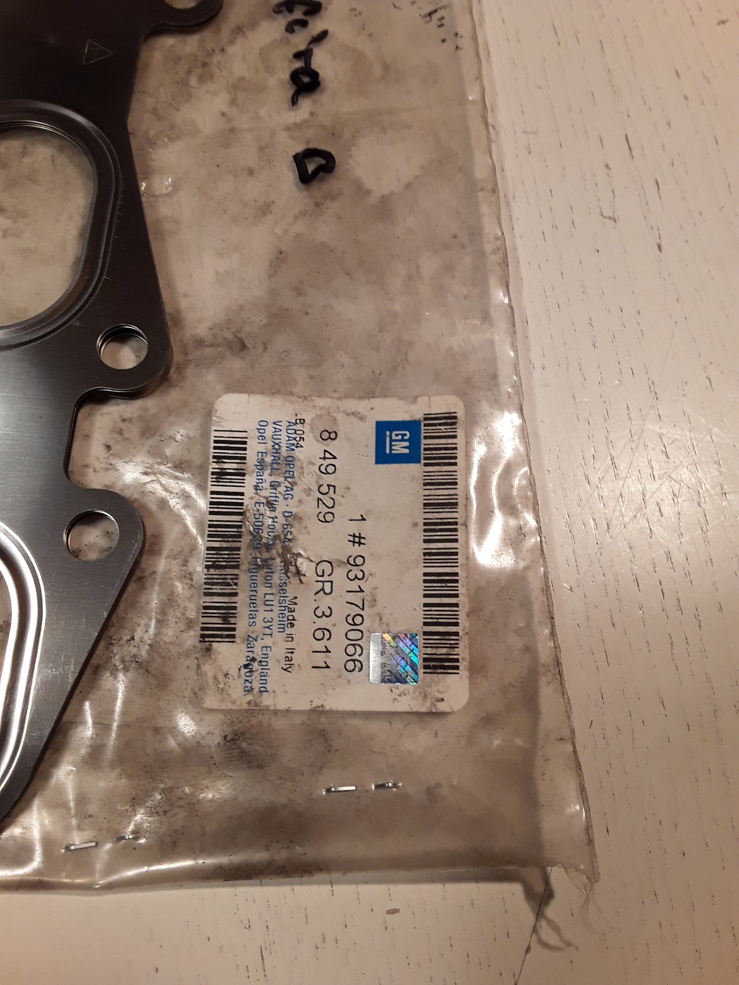 Astra H Zafira B Dichtung Abgaskrümmer original GM Opel NEU