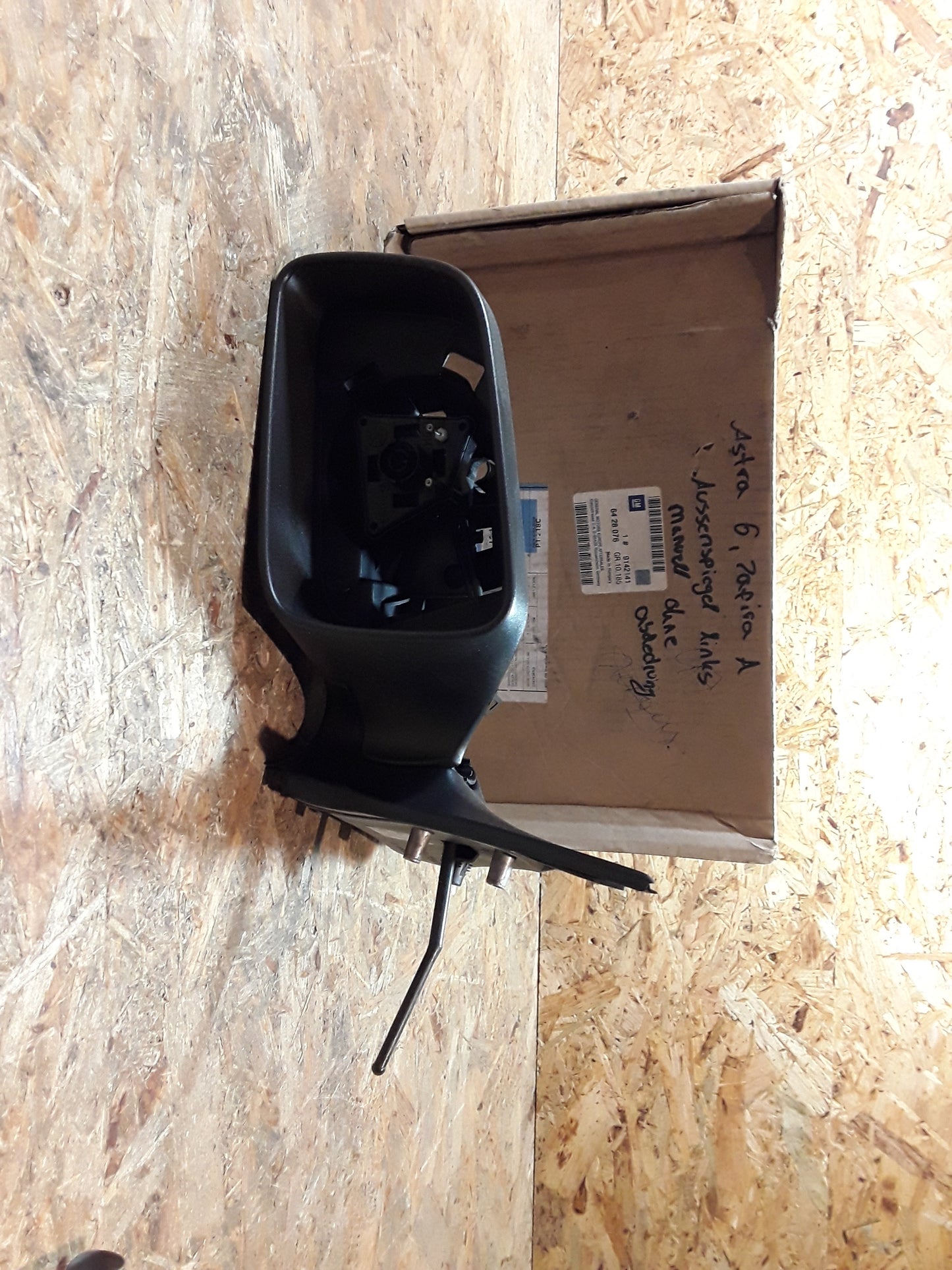 Astra G Zafira A Außenspiegel links manuell ohne Abdeckung original GM Opel NEU