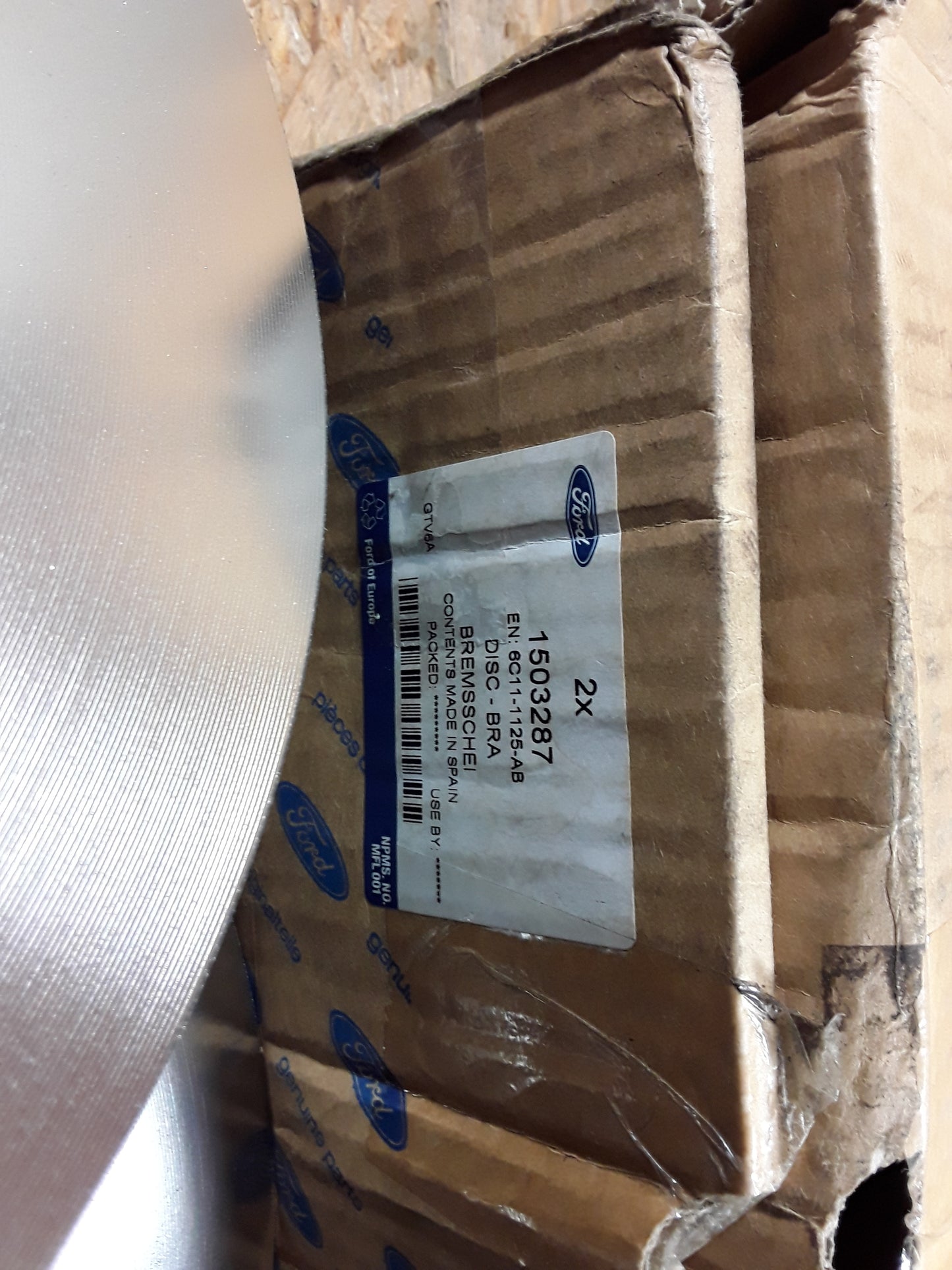 Ford Transit 2,2TDCI 300MM Durchmesser Bremsscheibensatz Vorderachse original Ford NEU