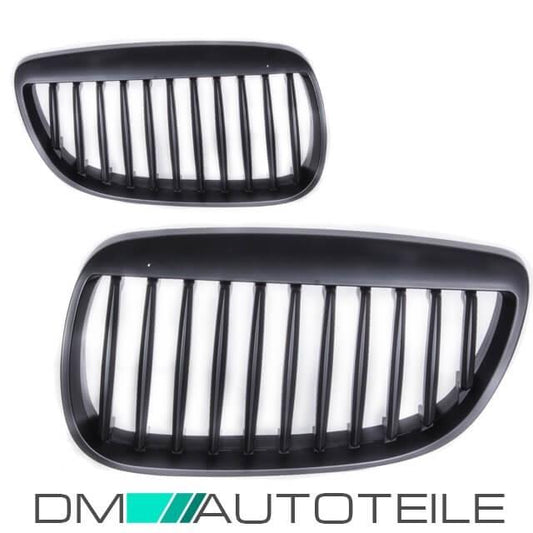 SET Kühlergrill Grill Schwarz Matt passend f. BMW 3er E92 E93 Coupe Cabrio 06-10 auch M-Paket