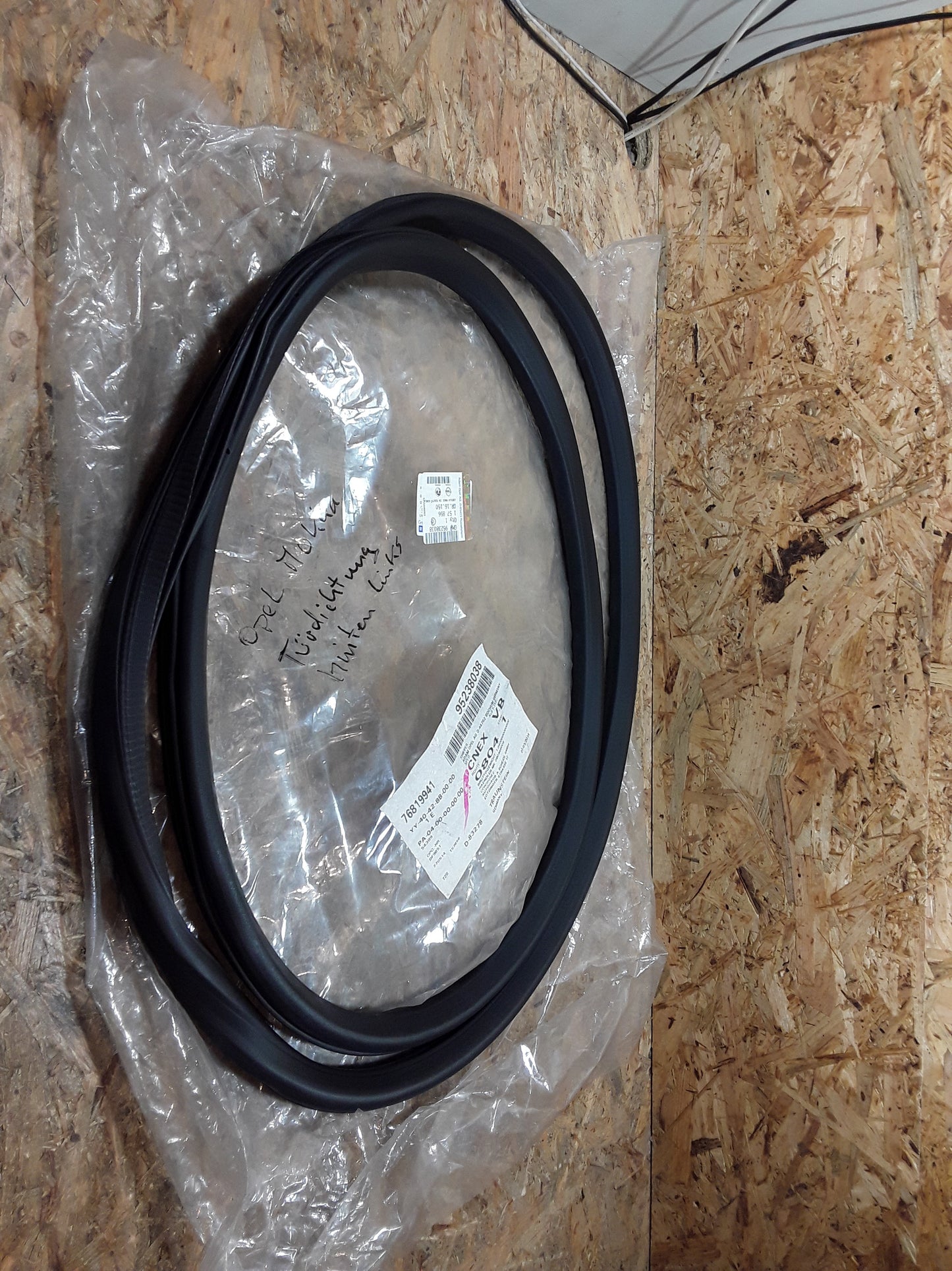 Mokka Türdichtungsgummi hinten links original GM Opel NEU