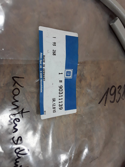 Kadett Kantenschutz beige an Schiebedach original GM Opel NEU