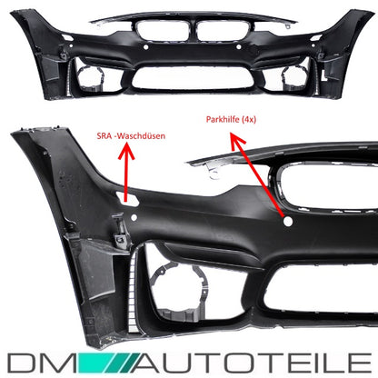 Sport-EVO Front Stoßstange vorne passend für BMW 3er F30 / F31 auch für M-Paket