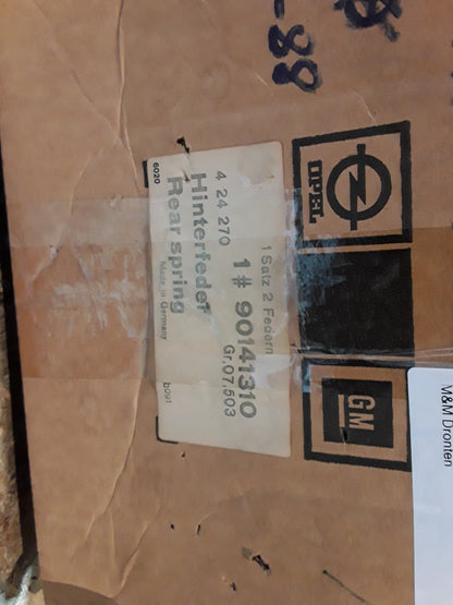 Ascona C 81-88 Federn Hinterachse original GM Opel NEU