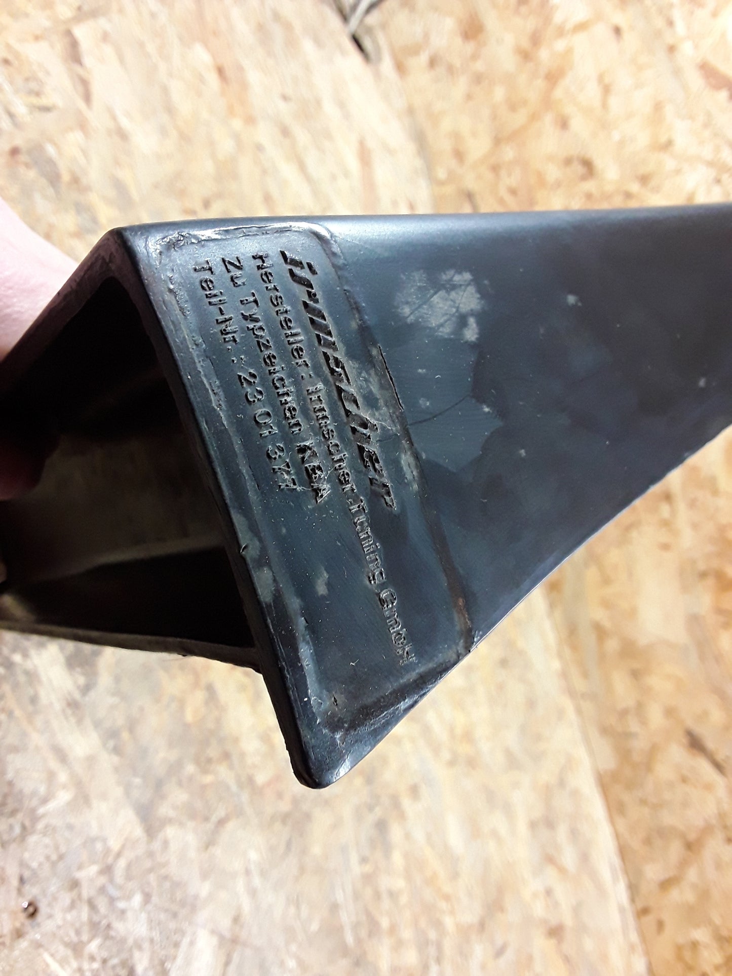 Kadett E Schweller hinten links original IRMSCHER NEU