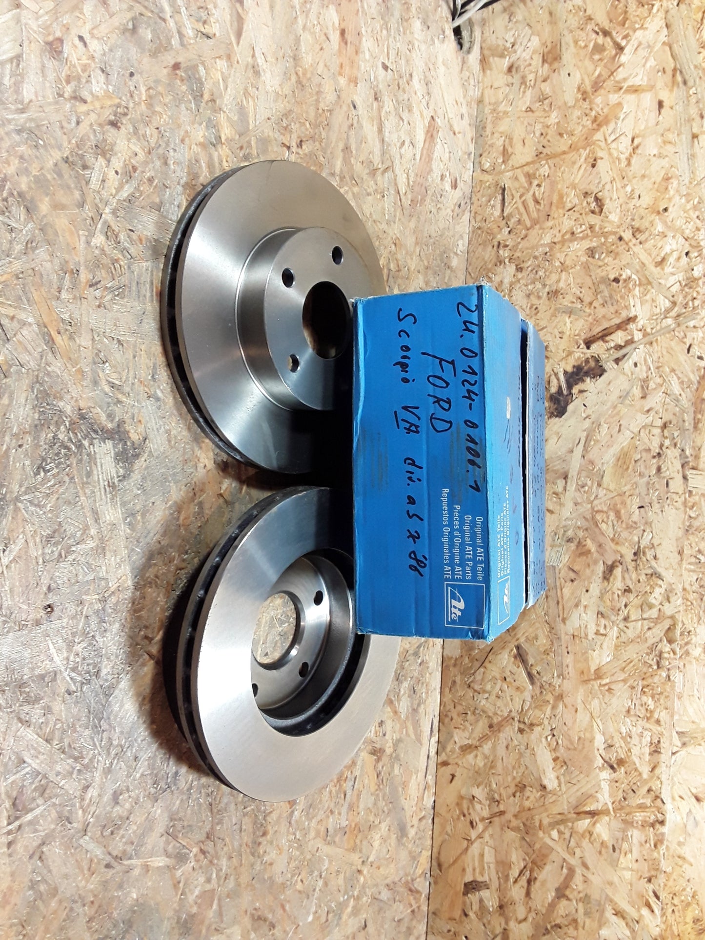 Ford Scorpio VA div ab Bj 07.86 Bremsscheibensatz belüftet original ATE NEU