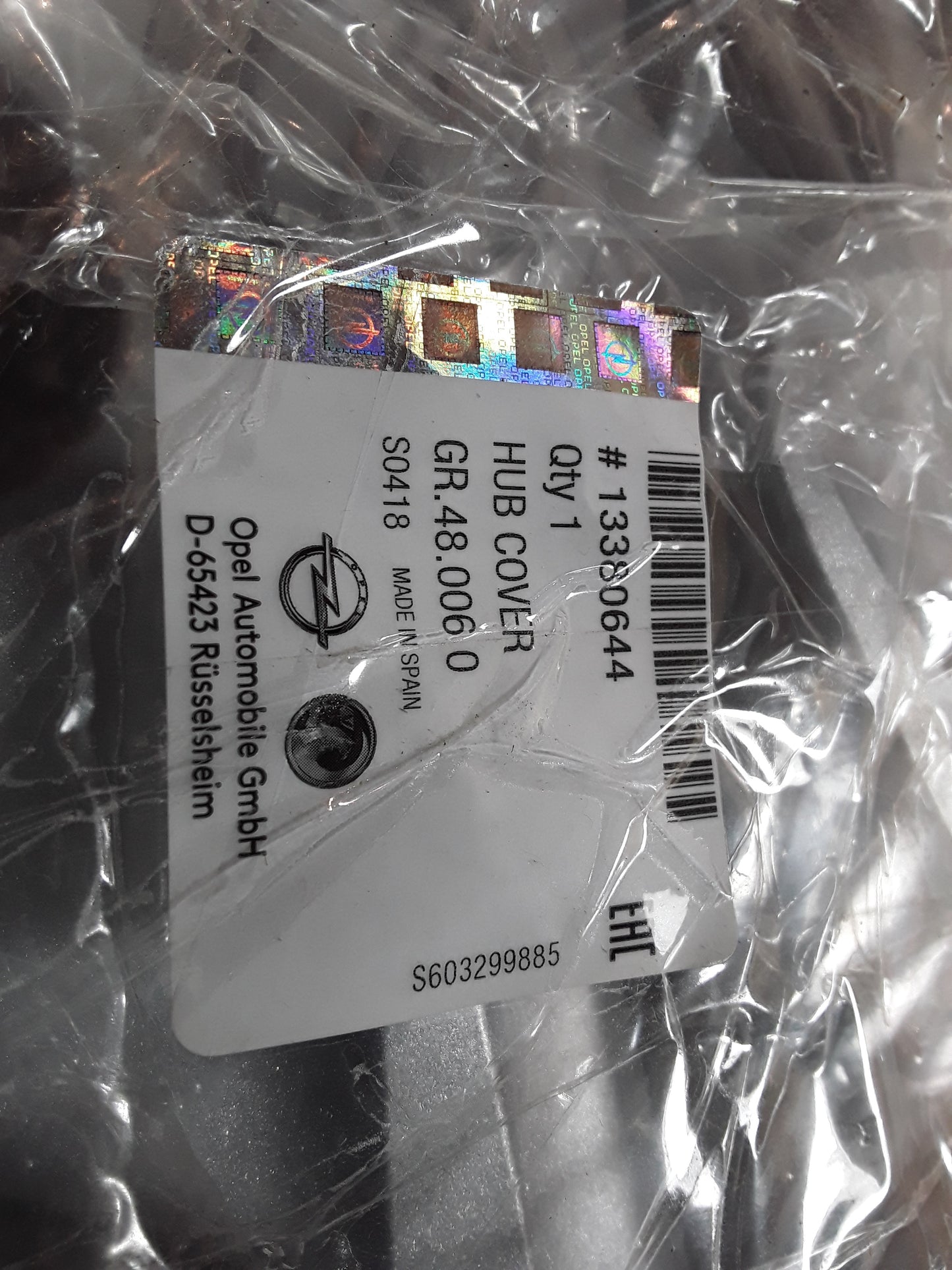 Corsa E  Radkappe 15" original GM Opel NEU