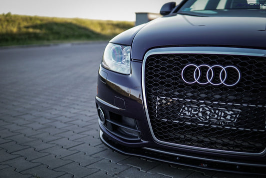 Front Ansatz für Audi A6 S-Line C6 FL  schwarz matt