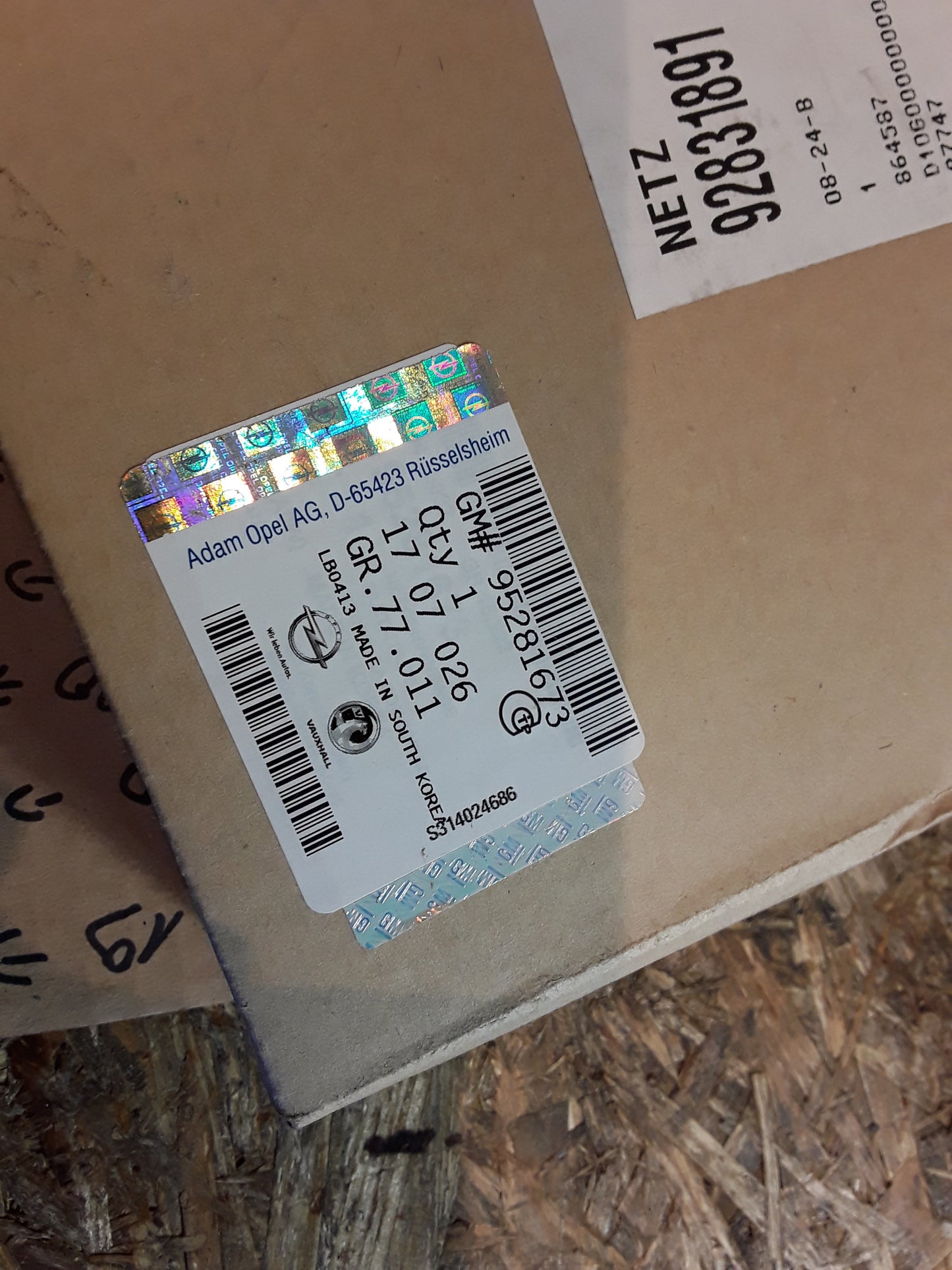 Mokka Laderaumnetz / Gepäcknetz original GM Opel NEU