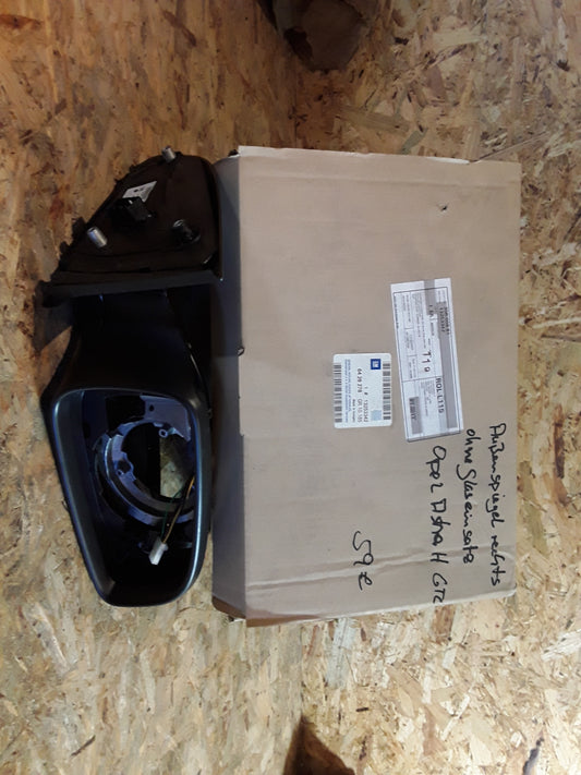 Astra H GTC Außenspiegel rechts ohne Glaseinsatz original GM Opel NEU