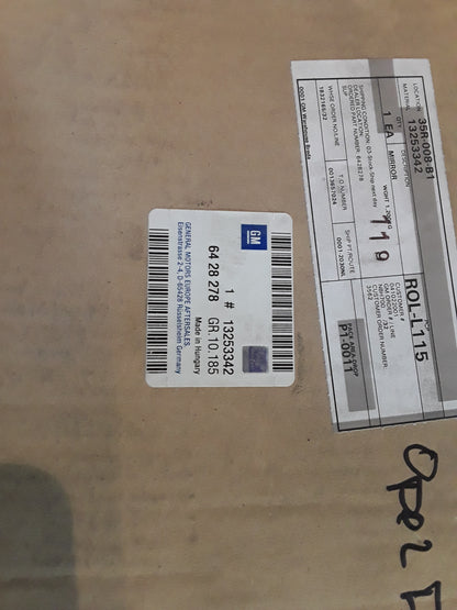 Astra H GTC Außenspiegel rechts ohne Glaseinsatz original GM Opel NEU