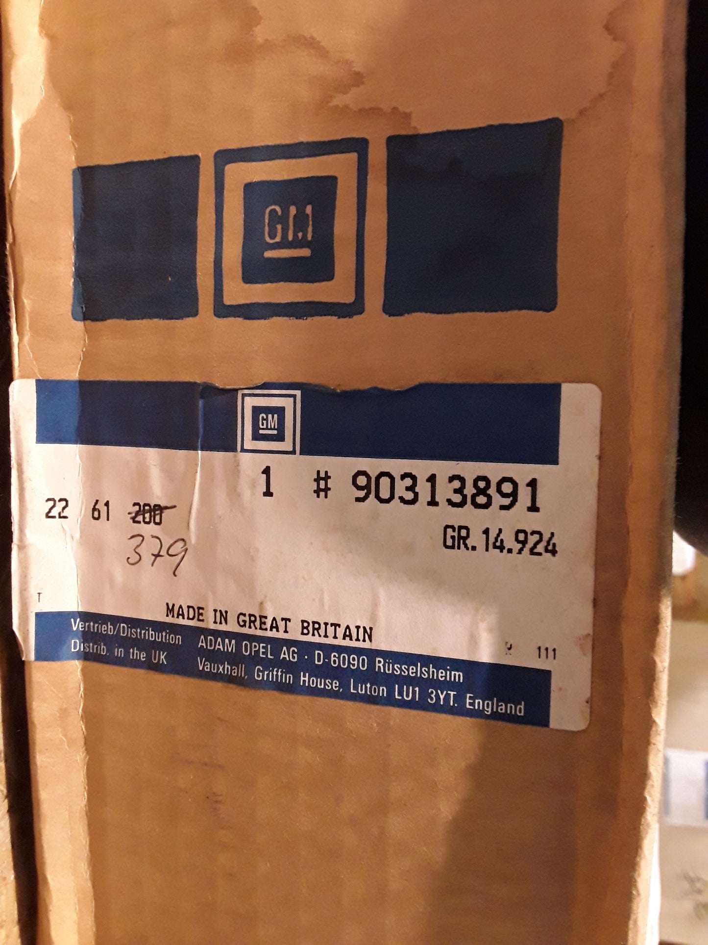 Vectra A Kopfstütze anthrazit original GM Opel NEU