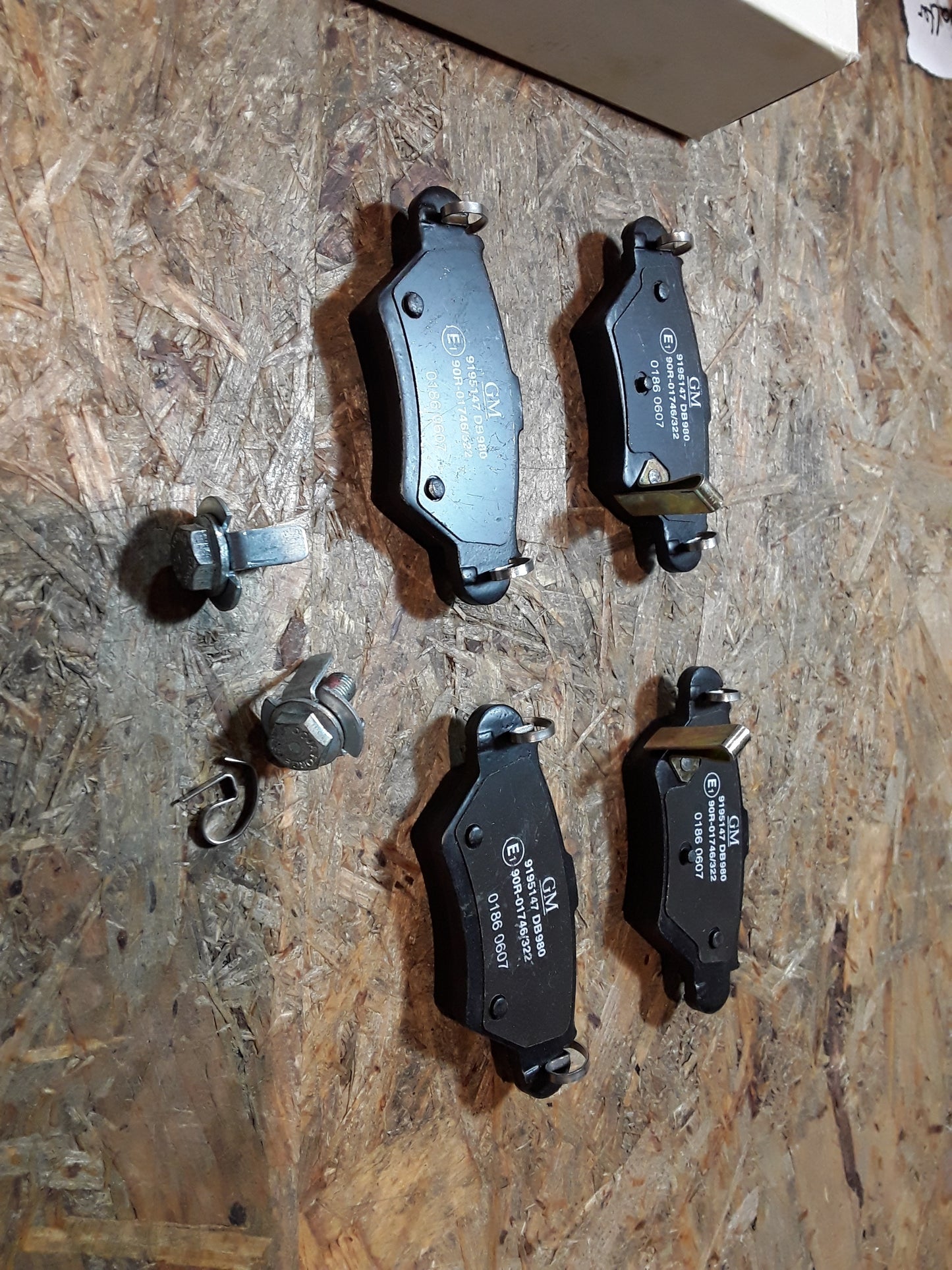 Astra G Bremsbelagsatz Hinterachse original GM Opel NEU