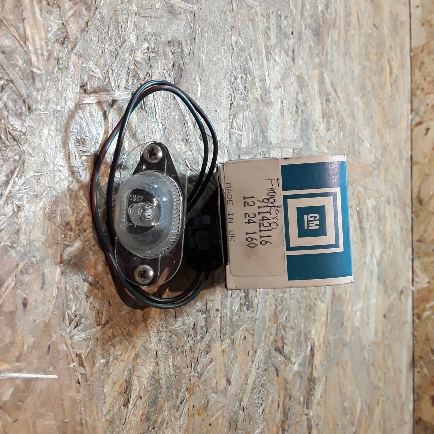 Frontera A Kennzeichenleuchte original GM Opel NEU