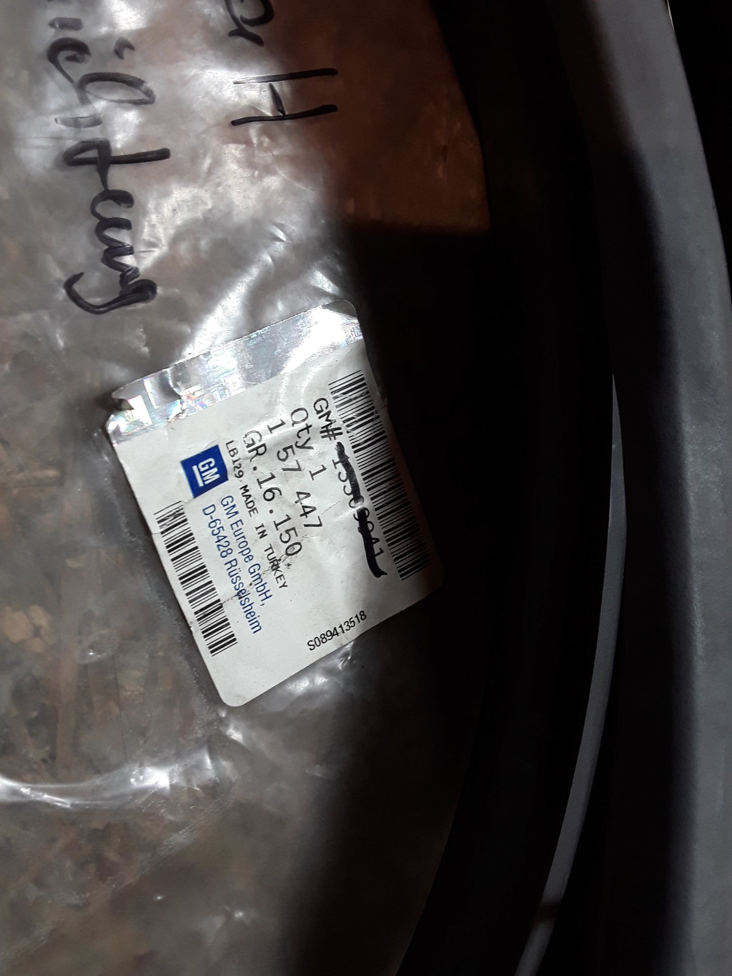 Astra H Gummiabdichtung original GM Opel NEU