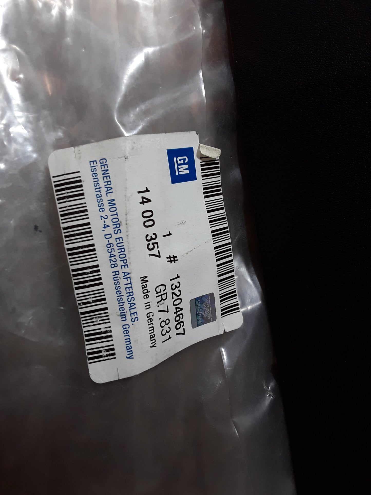 Vectra C Signum Frontspoilerlippe original GM Opel NEU