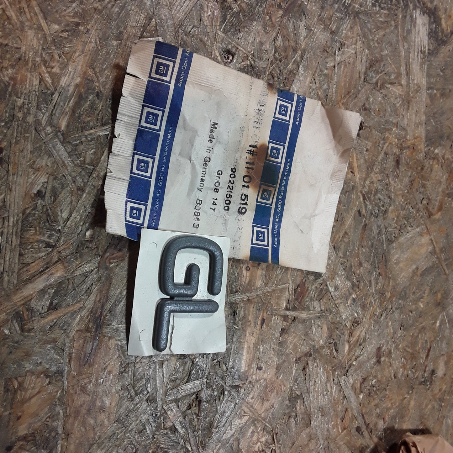 Kadett E Emblem "GL" original GM Opel NEU