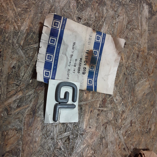 Kadett E Emblem "GL" original GM Opel NEU