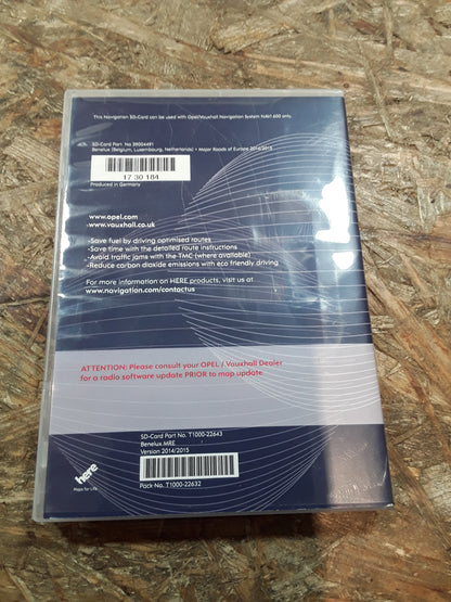 Navigationssystem SD-Card Version 14/15 original Opel NEU