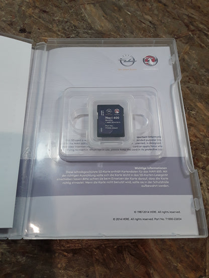 Navigationssystem SD-Card Version 14/15 original Opel NEU