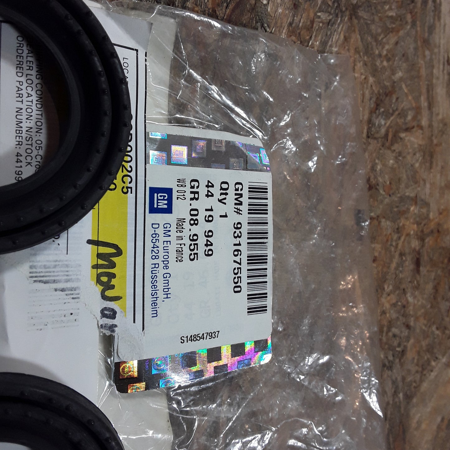 Movano B Dichtungssatz Bremssattel hinten original GM Opel NEU