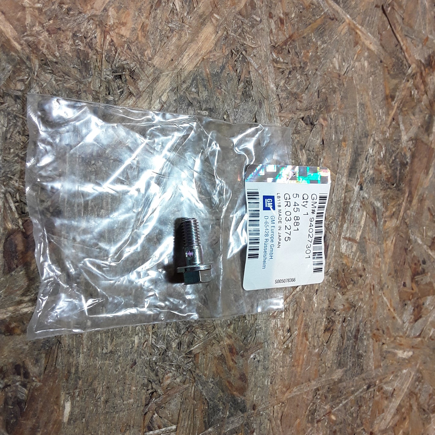 Asgra H Kadett E Vectra B Tigra Hohlschraube Ölzufuhrleitung original GM Opel NEU