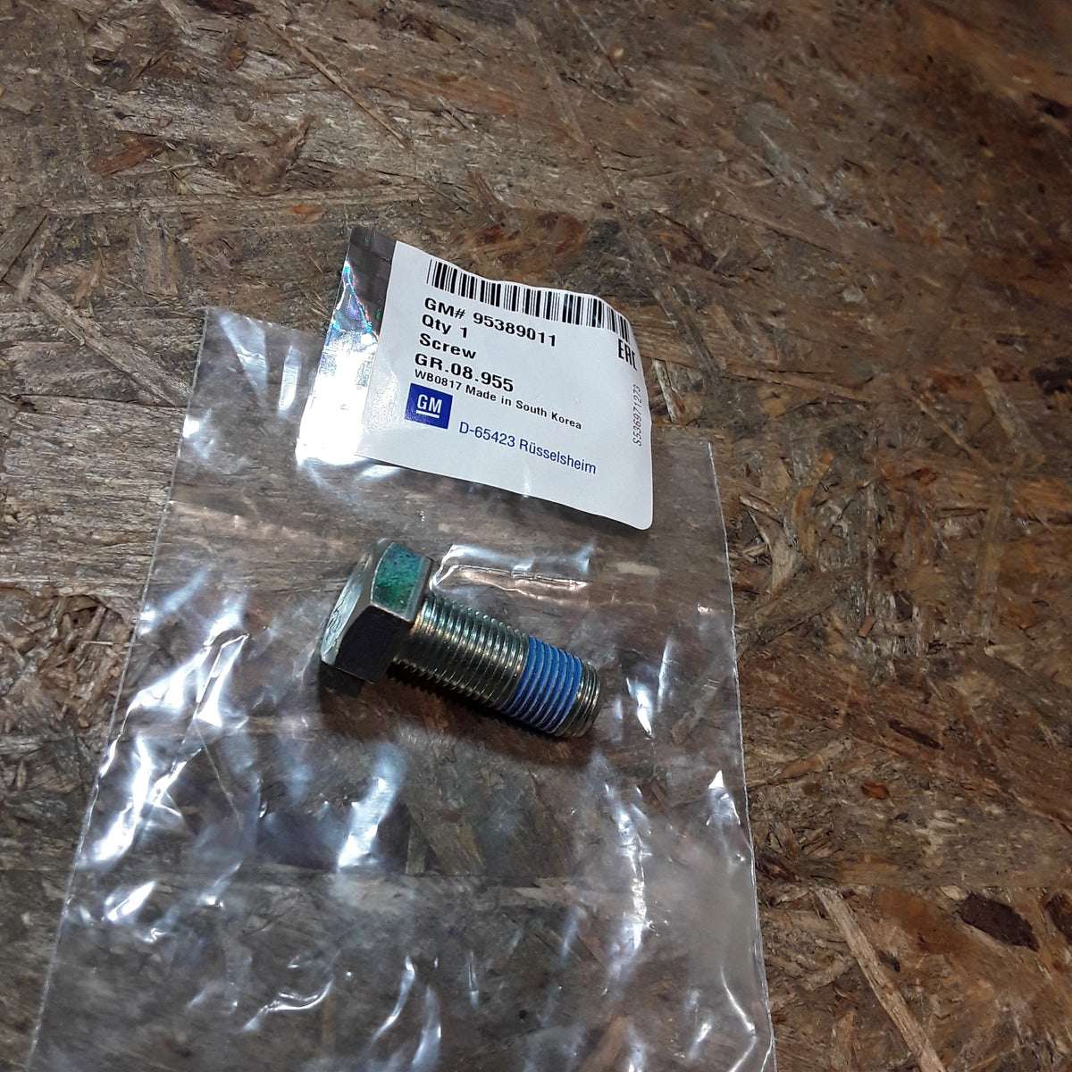 Karl Schraube an Bremssattel vorne original GM Opel NEU