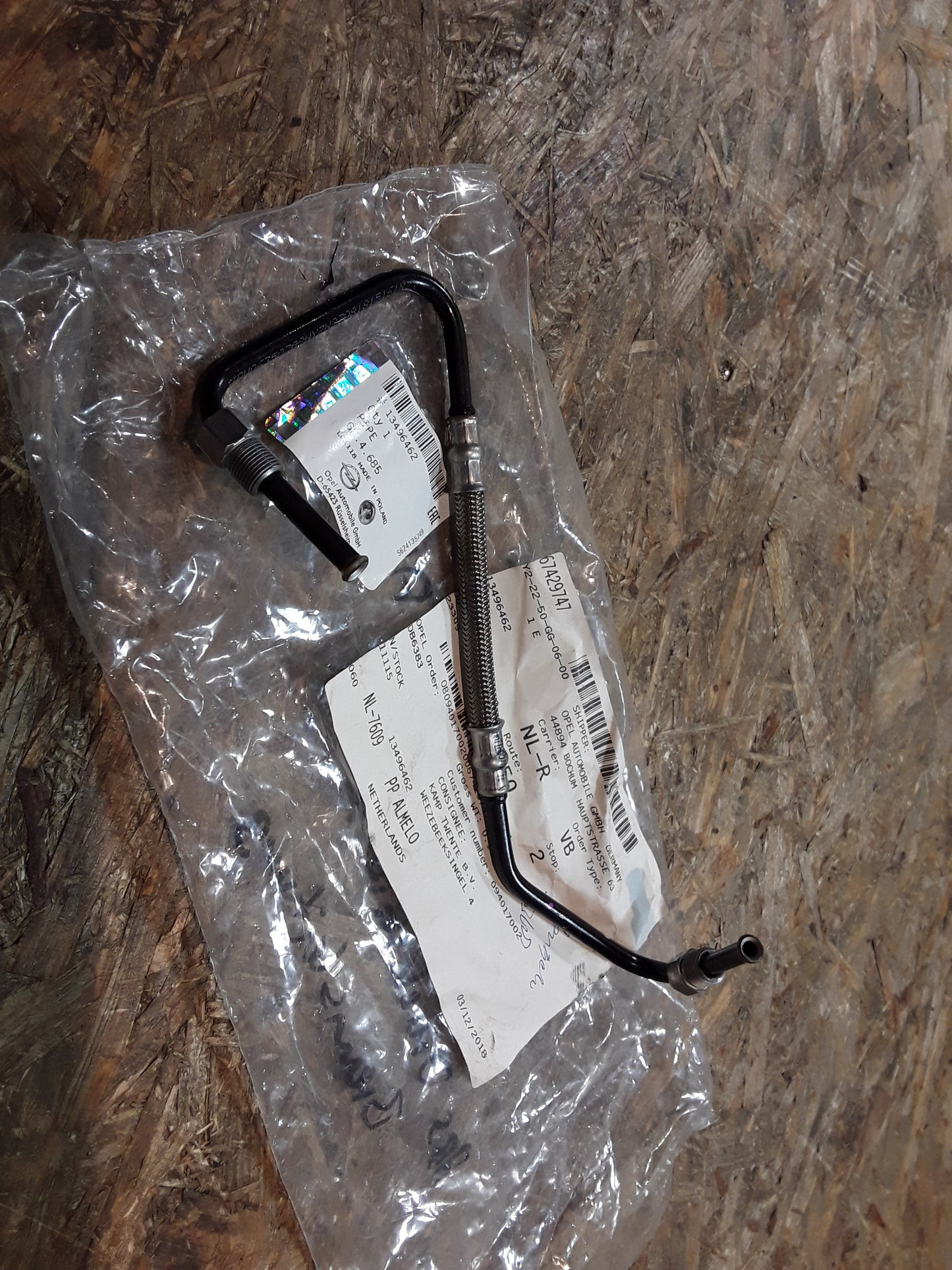 Astra K ABS Druckschlauch Bremsleitung original GM Opel NEU