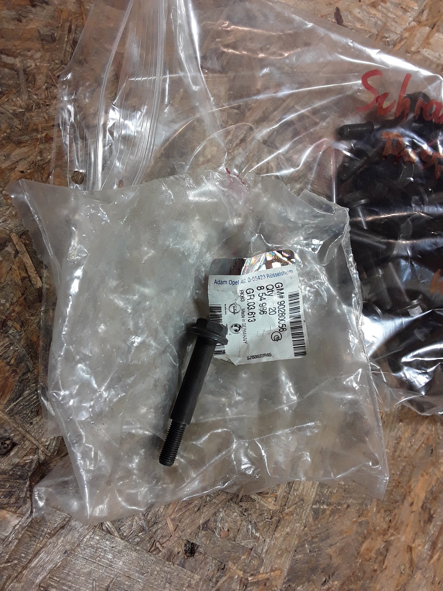 Corsa Tigra Vectra Schrauben M8x6 Auspuff original GM Opel NEU