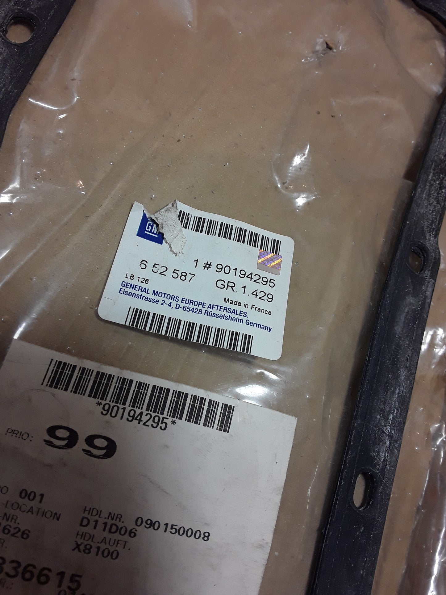 Ascona C Astra F Calibra A Kadett E Omega A Vectra A Dichtung Ölwanne original GM Opel NEU