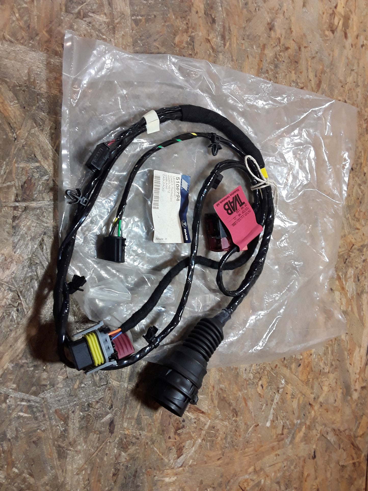 Saab 9-3 Kabelbaum Türe rechts original GM Opel NEU