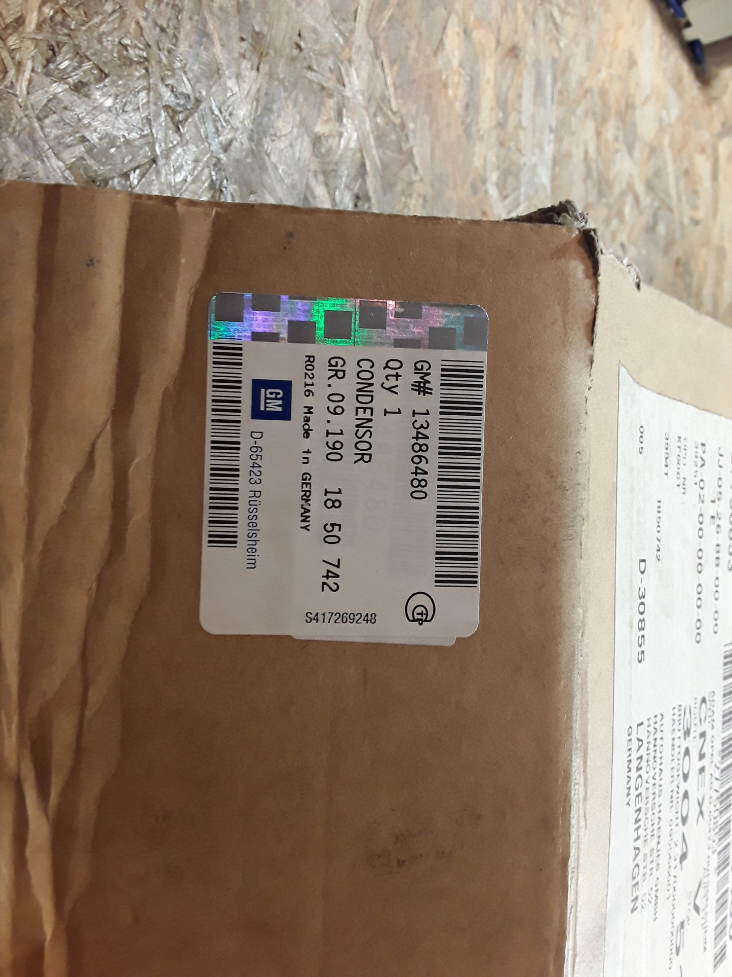 Adam 1.0 Klimaanlage Kondensator original GM Opel NEU