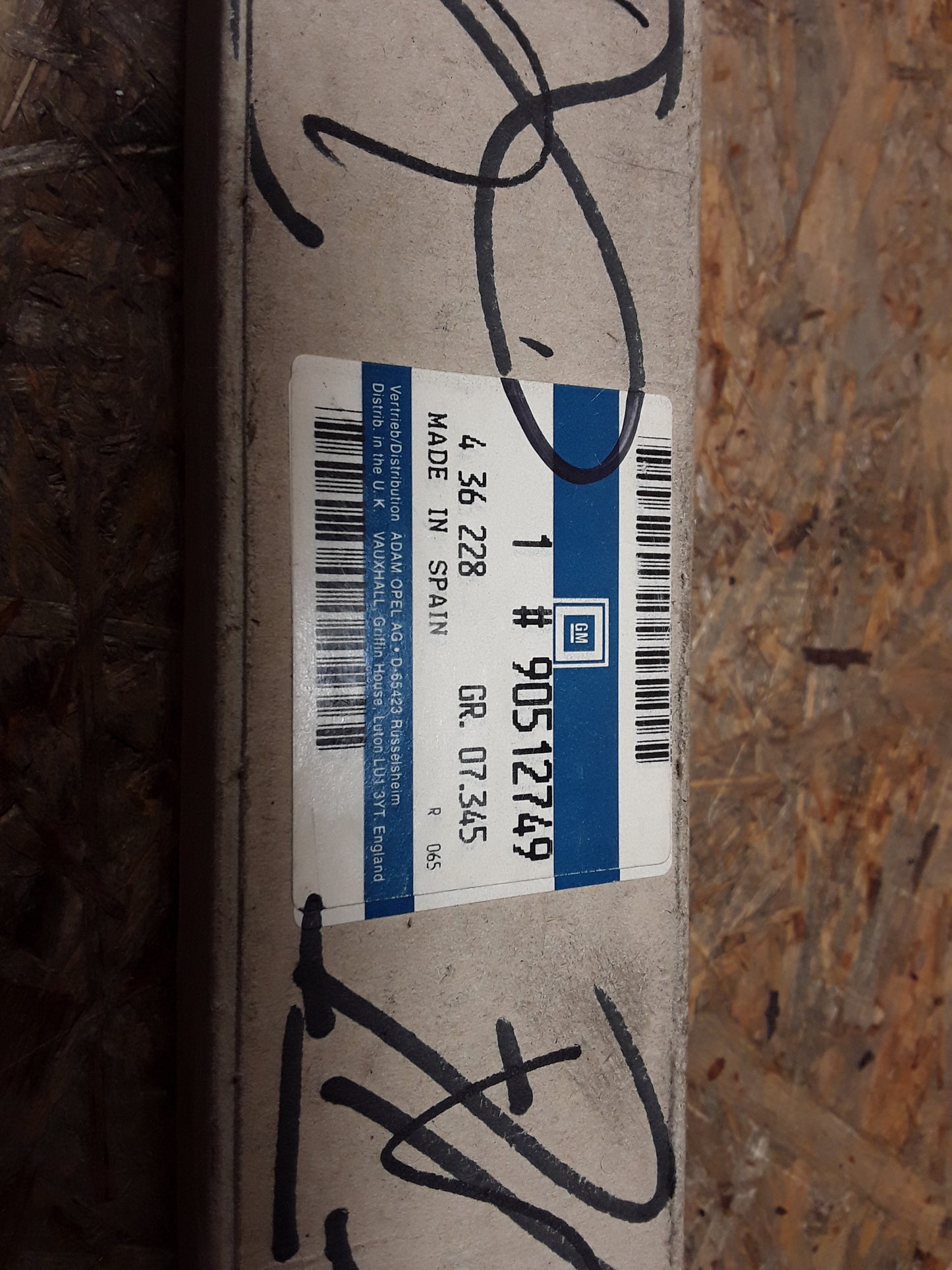 Omega B Caravan Stoßdämpfer hinten original GM Opel NEU