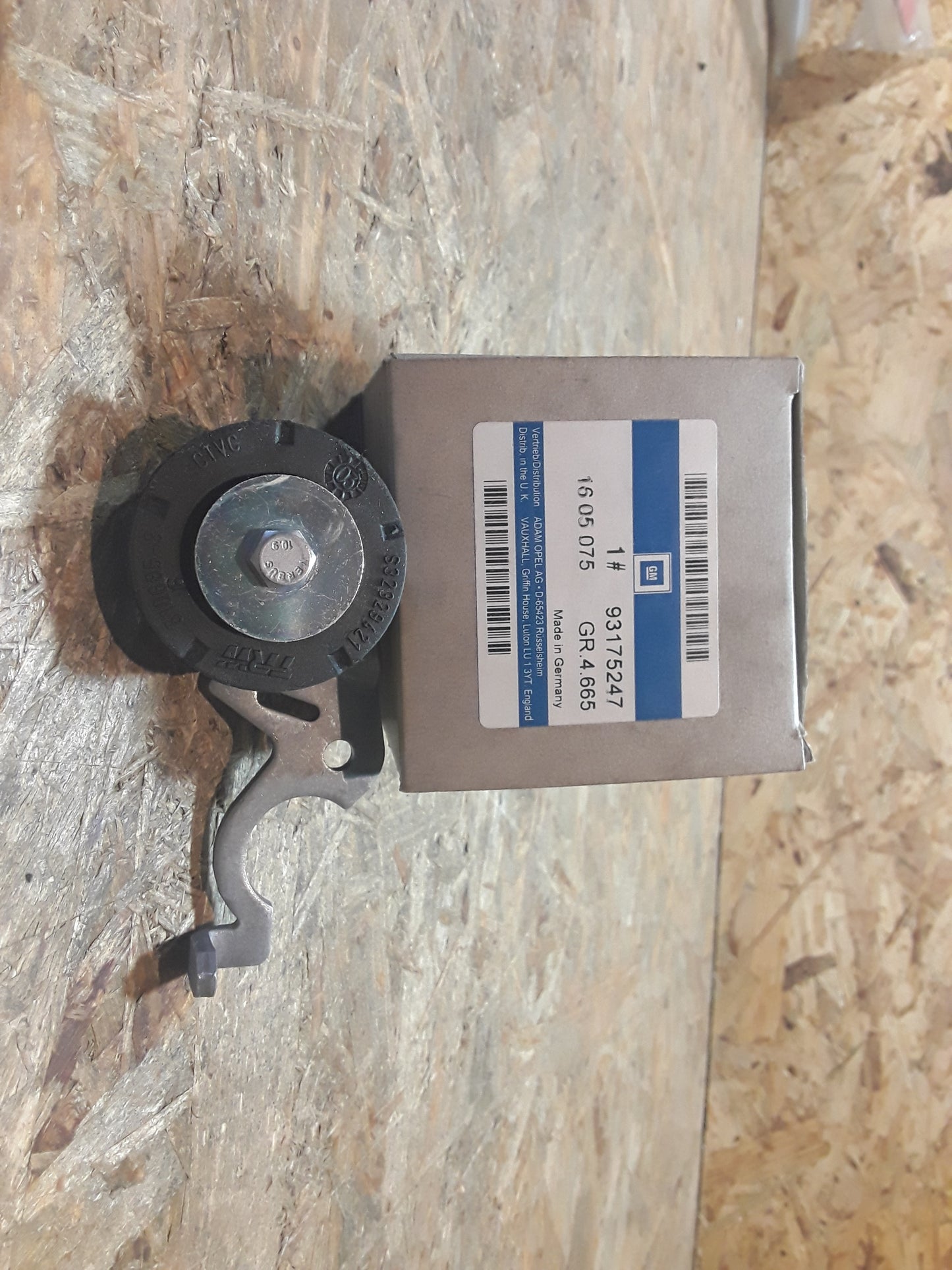 Astra G Zafira A Schwingungsdämpfer Bremssattel hinten rechts original GM Opel NEU