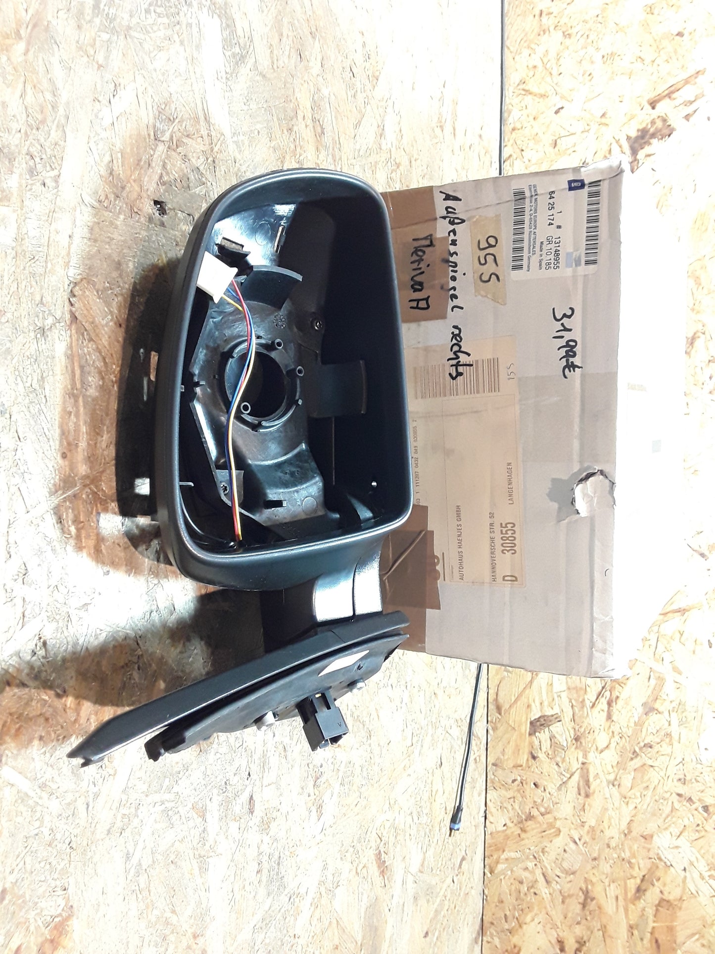 Meriva A Außenspiegel rechts original GM Opel NEU