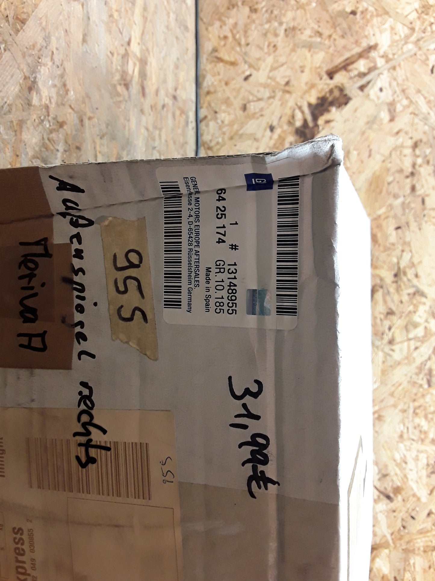 Meriva A Außenspiegel rechts original GM Opel NEU