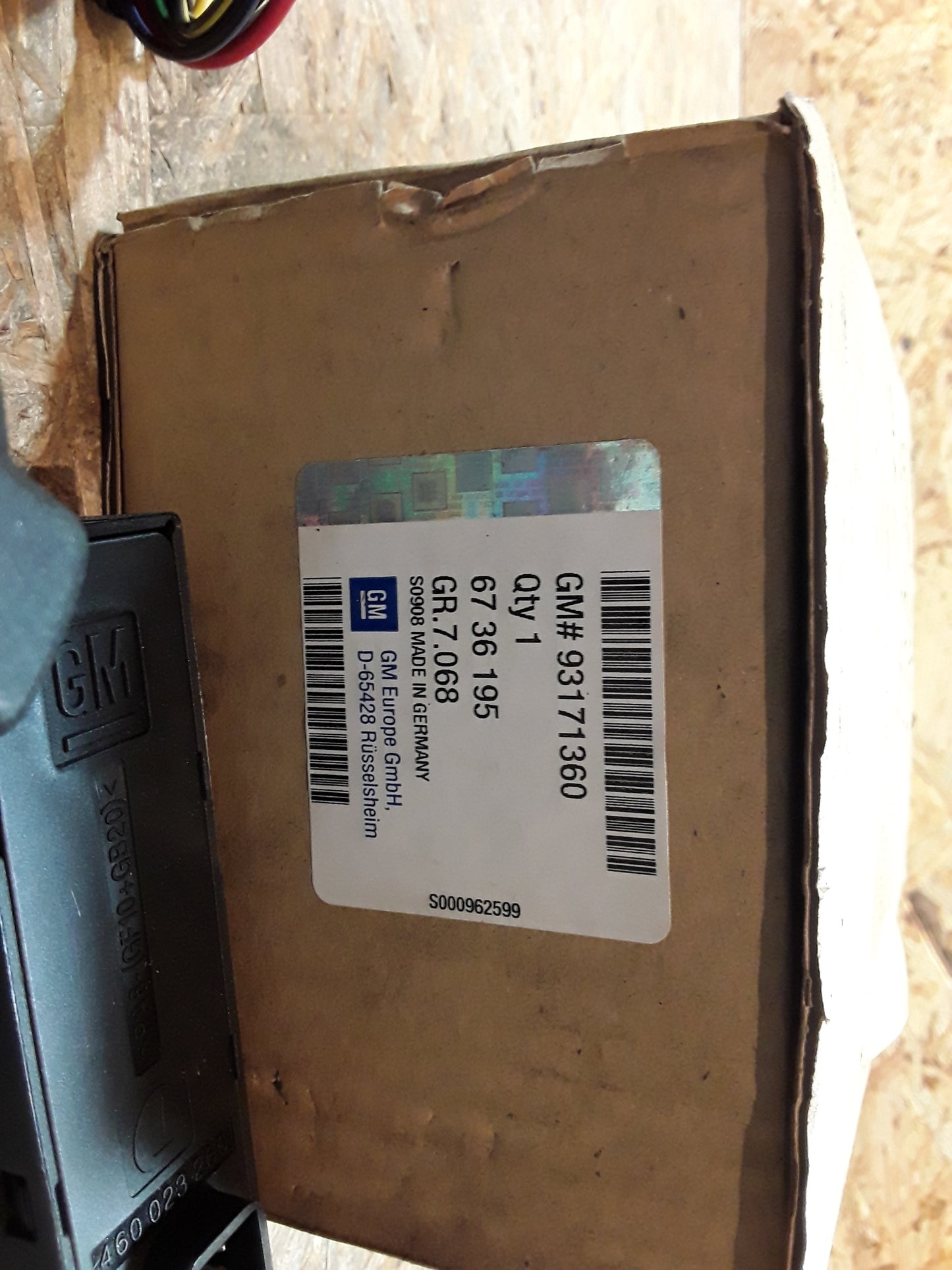 Vectra C Signum Kabelsatz Anhängerkupplung original GM Opel NEU