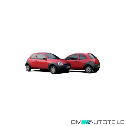 Stoßstange hinten mitte mittig Schwarz passt für Ford KA (RB) ab 1996-2002