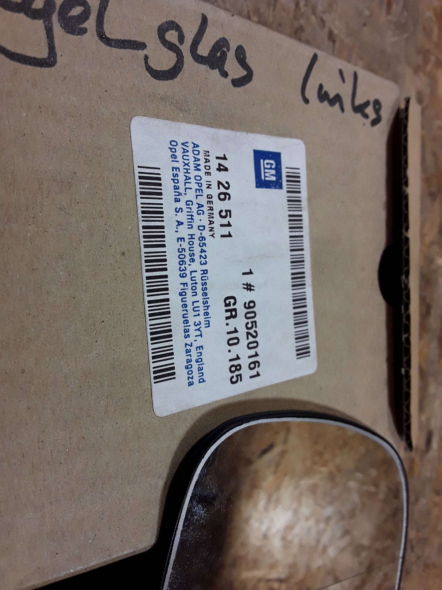 Astra F Außenspiegelglas links original GM Opel NEU